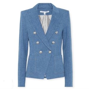 VERONICA BEARD Caden Dickey Denim Blazer